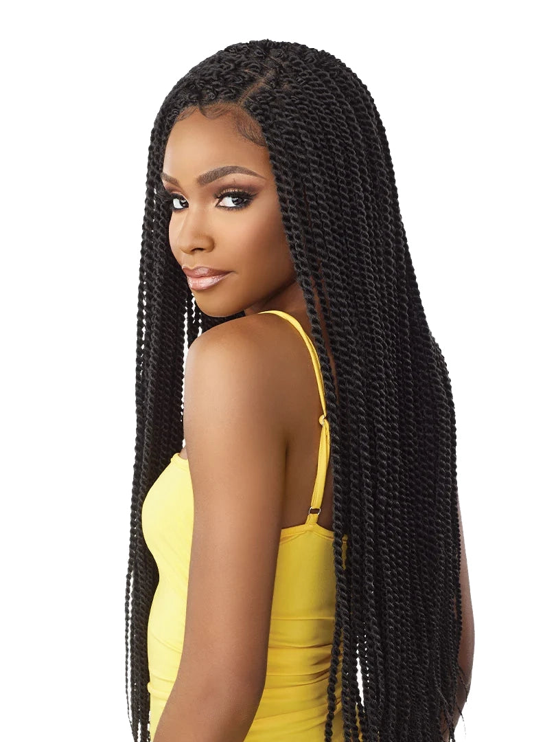 Sensationnel Collection® Cloud 9® Swiss Lace Wig™ 100% Full Hand-Tied Lace Wig Senegal Twist 36″