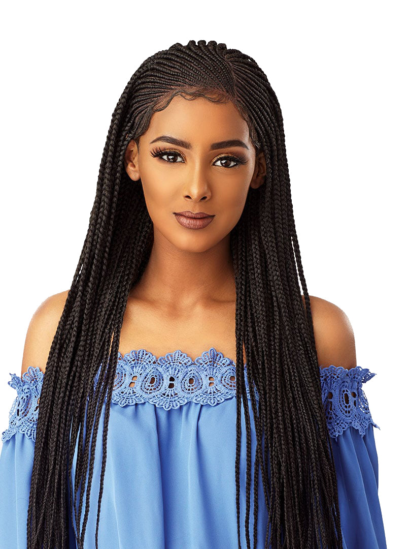 Sensationnel Collection® Cloud 9® Swiss Lace Wig™ 13x5 Side Part Conrows