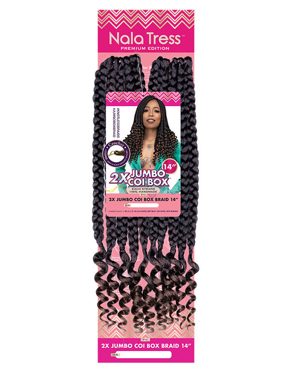 Janet Collection™ Nala Tress™ 2X JUMBO COI Box Braid 14"