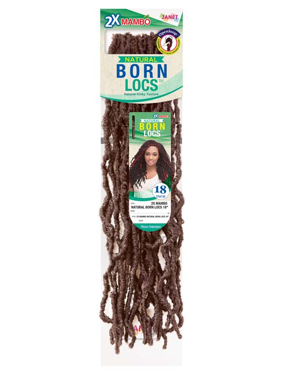 Janet Collection™ MAMBO™ 2X Natural Born Locs 18"