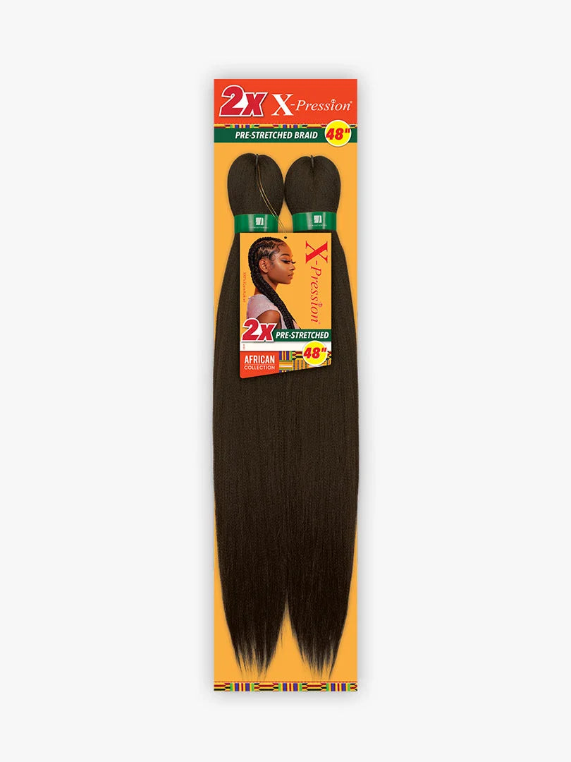 Sensationnel Collection® X-Pression® 2X Pre-Stretched Braid Hair (African Collection) 48"