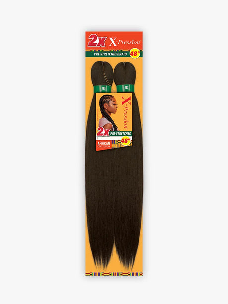 Sensationnel Collection® X-Pression® 2X Pre-Stretched Braid Hair (African Collection) 48"