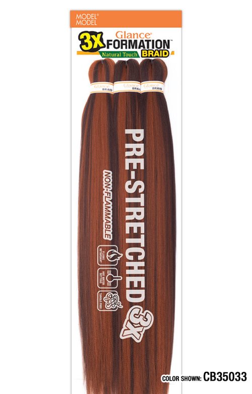 Model Model® Glance® Formation 3X Natural Touch Braid Hair 30"