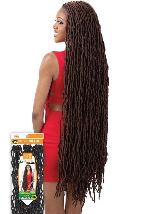 Model Model® 3X Jamaican Loc (20" & 36" Extra Long )