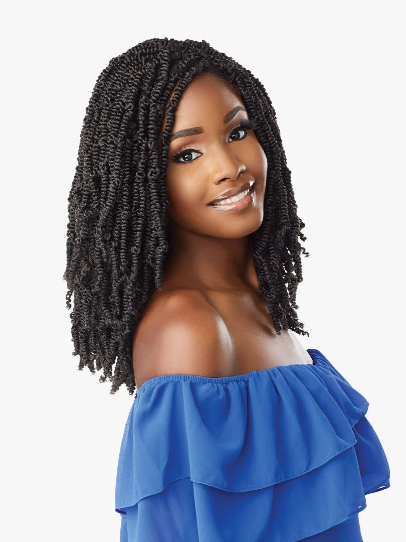 Sensationnel Collection® RUWA® 3X AFRO TWIST Pre-Separated Braid Hair 16″