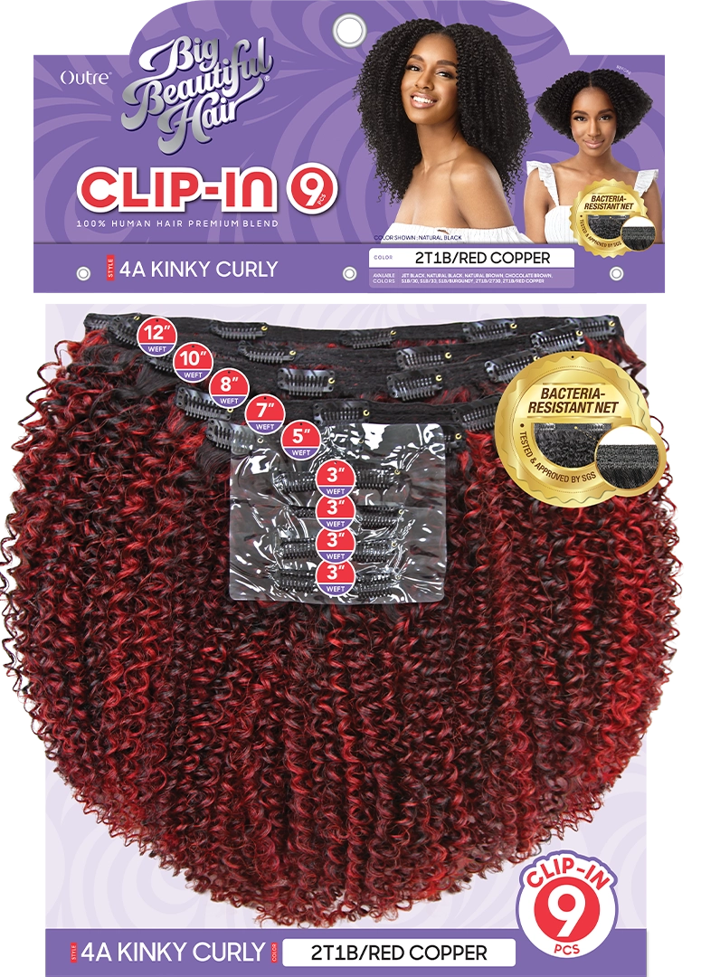 Outre® 4A Kinky Curl Clip-in