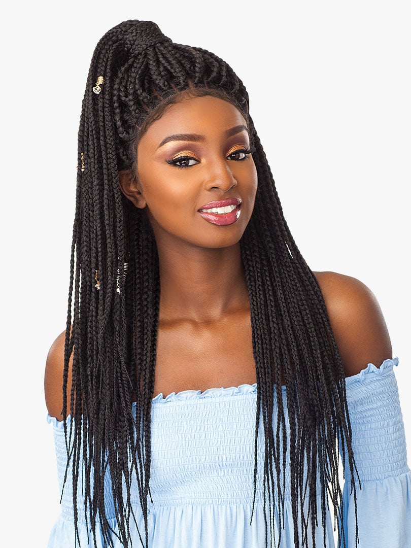 Sensationnel Collection® Cloud 9® Swiss Lace Wig™ 4X4 Box Braid Large