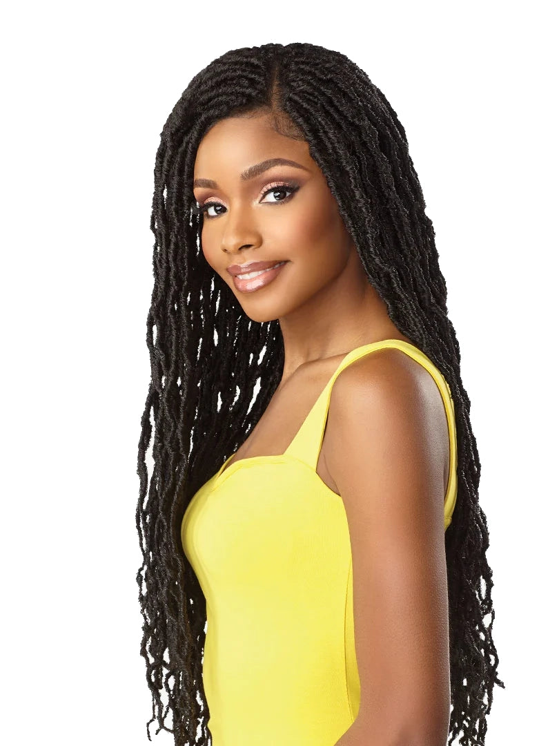 Sensationnel Collection® Cloud 9® Swiss Lace Wig™ 4X4 Braid Distressed Locs 28"