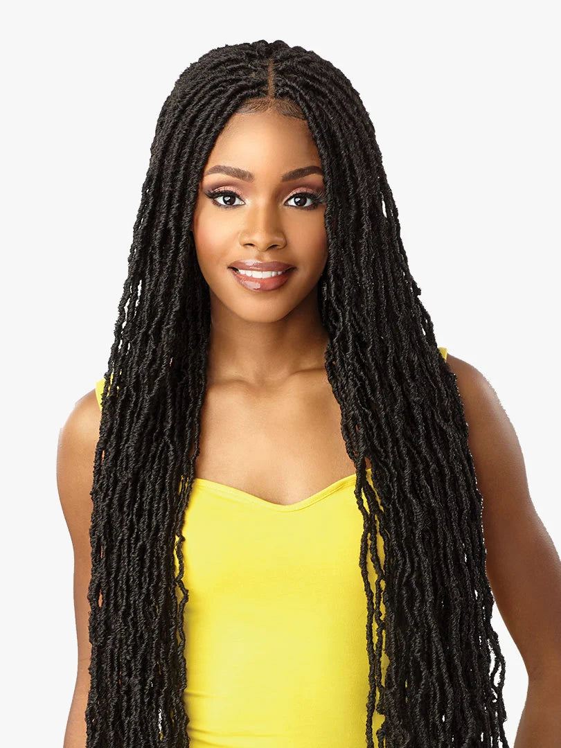 Sensationnel Collection® Cloud 9® Swiss Lace Wig™ 4X4 Braid Distressed Locs 40"
