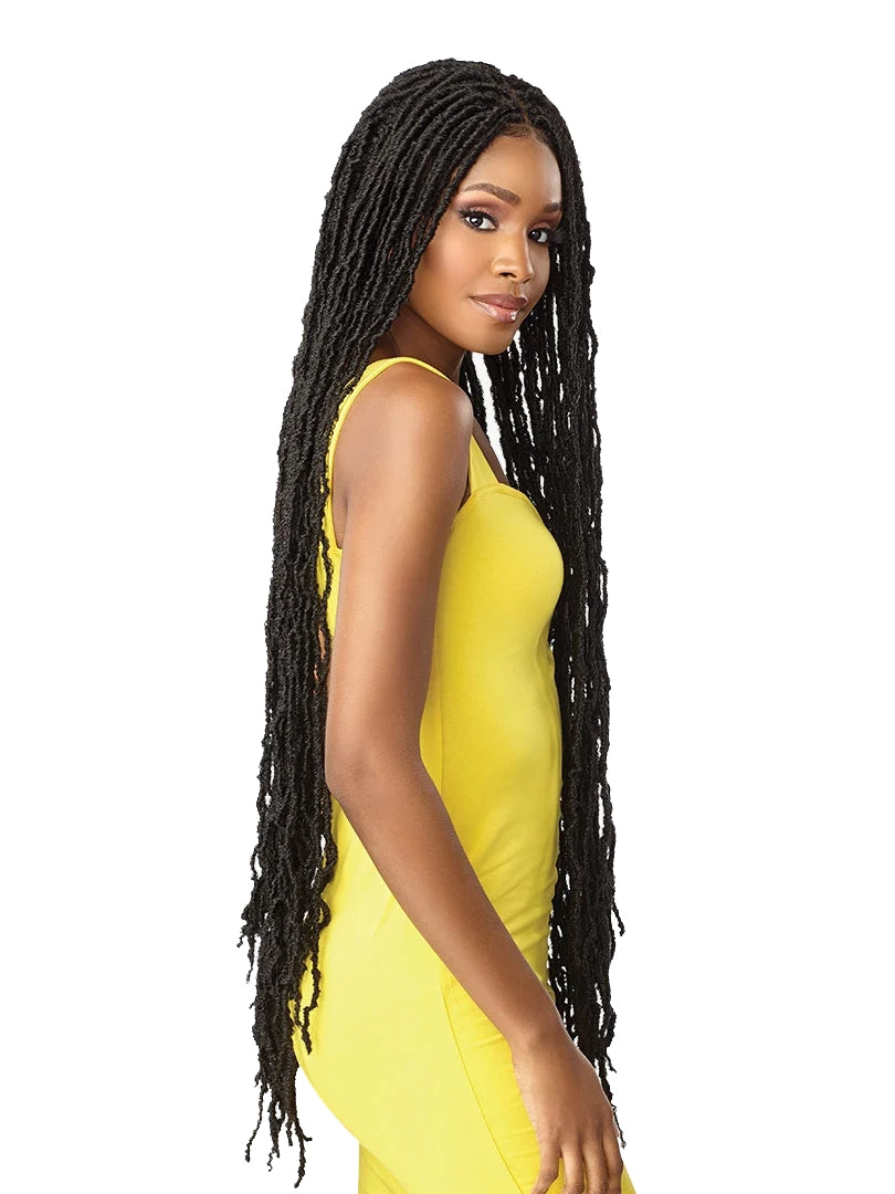 Sensationnel Collection® Cloud 9® Swiss Lace Wig™ 4X4 Braid Distressed Locs 40"