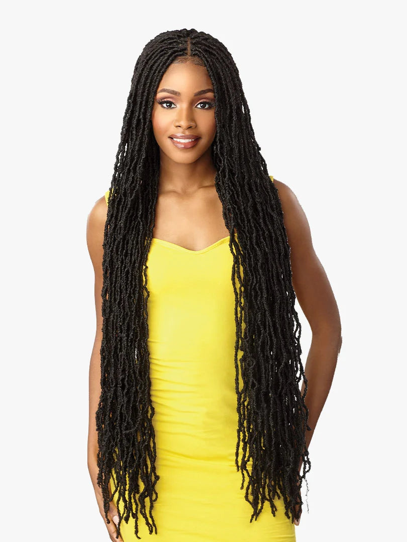 Sensationnel Collection® Cloud 9® Swiss Lace Wig™ 4X4 Braid Distressed Locs 40"