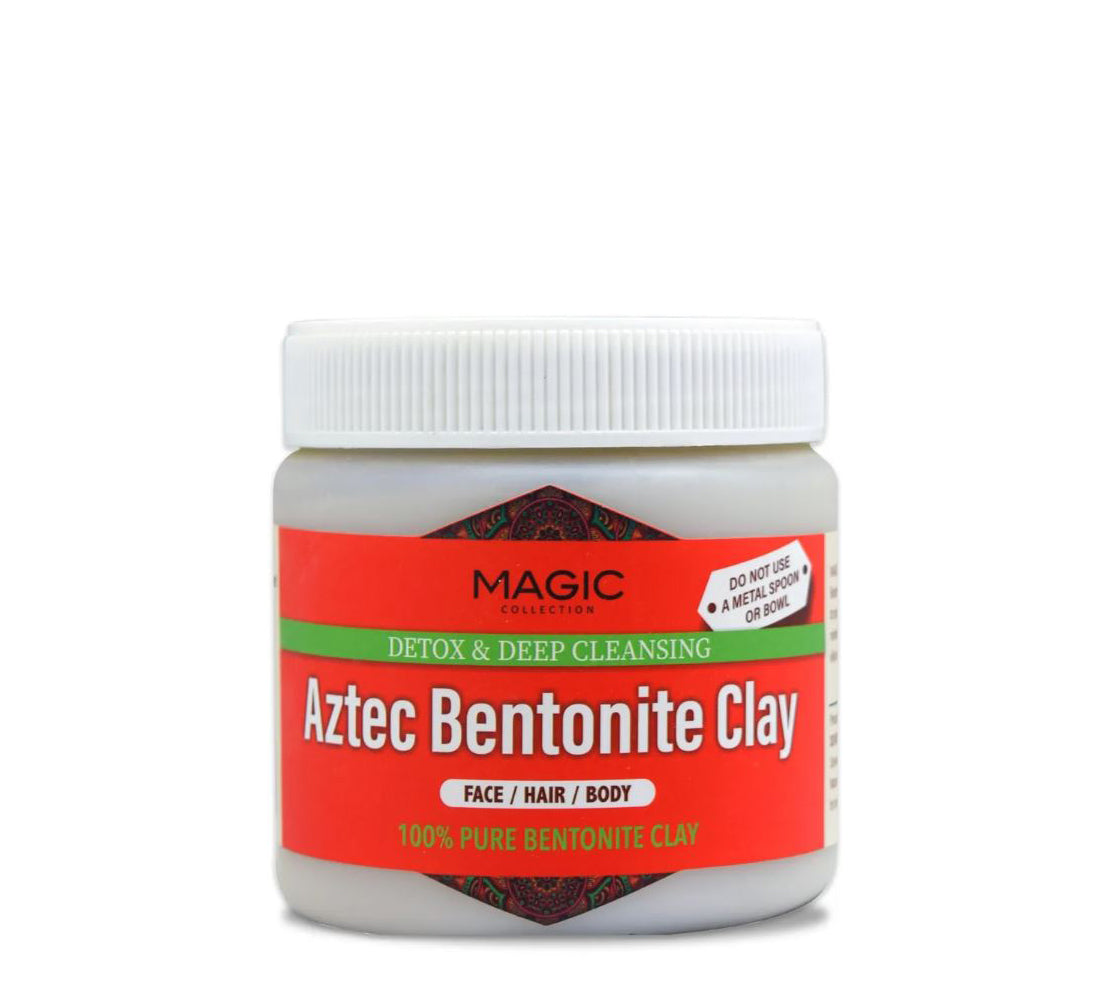 Magic Collection® AZTEC 100% Pure Bentonite Clay (Detox & Deep Cleansing)