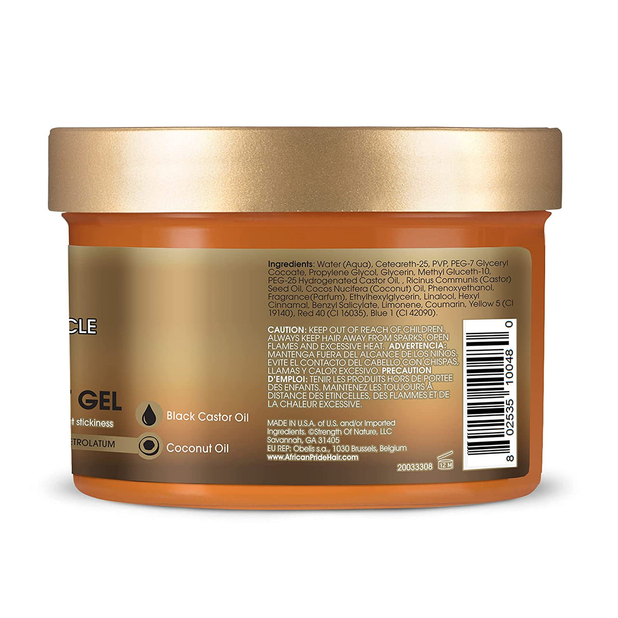 African Pride® Black Castor Miracle Gel (8 oz..)