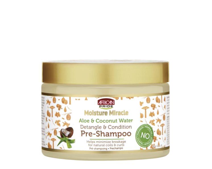 African Pride® Moisture Miracle Detangle & Condition Pre-Shampoo (6 oz)