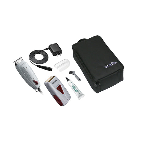 Andis® Professional Finishing (Combo) Corded T-Outliner Trimmer & Cordless Shaver