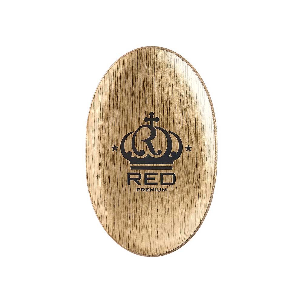Red by KISS® Bow Wow X Pocket Wave Premium Metallic 2-in-1 Boar Brush with Case (GOLD)