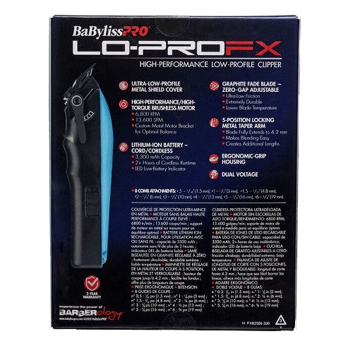 BaByliss PRO® Special Edition Nicole Renae LoPROFX Cordless Clipper