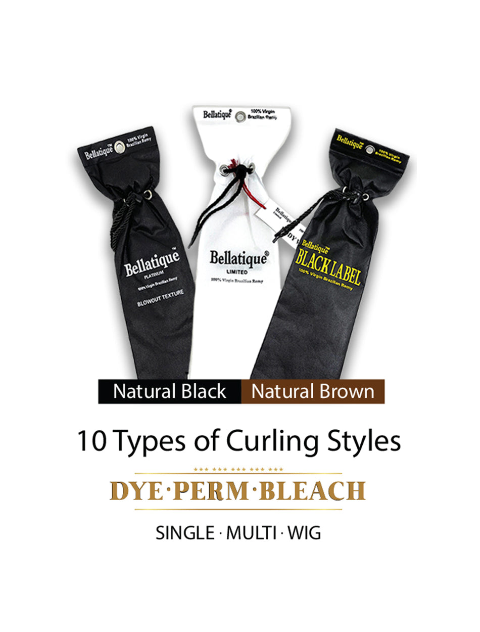 Bellatique® Black Label - 100% Virgin Brazilian Remy Human Hair - Straight