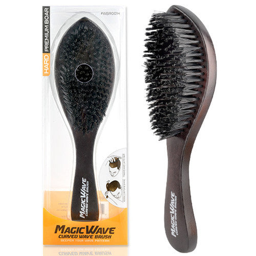 Black Ice® Response Magic Wave Brush w/ Handle (HARD)