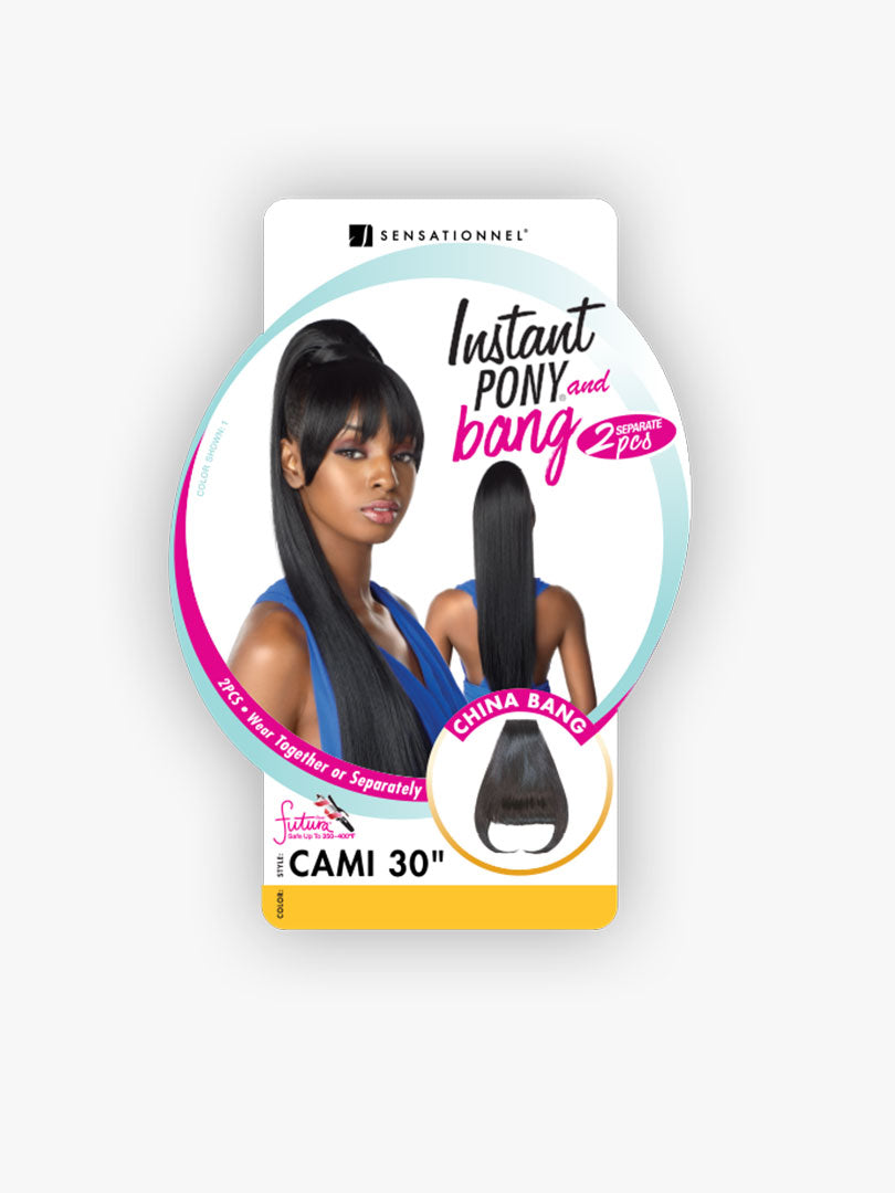 Sensationnel Collection® Instant Pony & Bang (2 pcs) Cami 30"