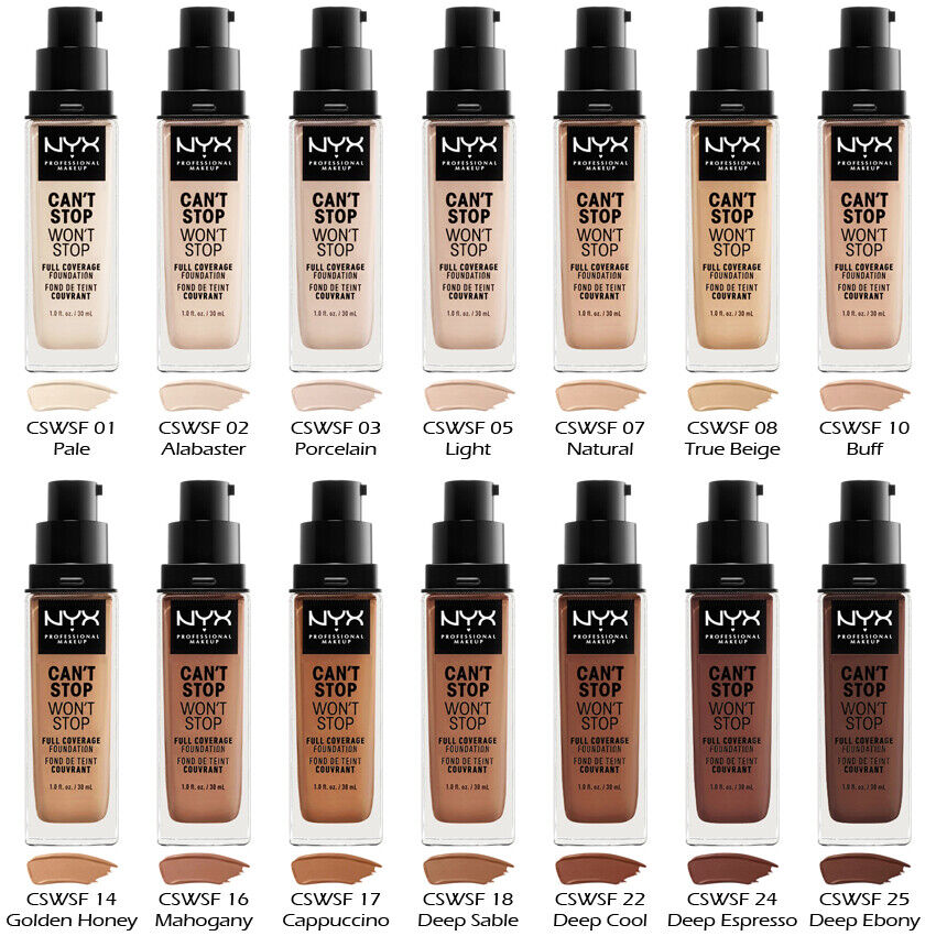NYX® Can't Stop Won't Stop Foundation (Full Coverage Foundation)