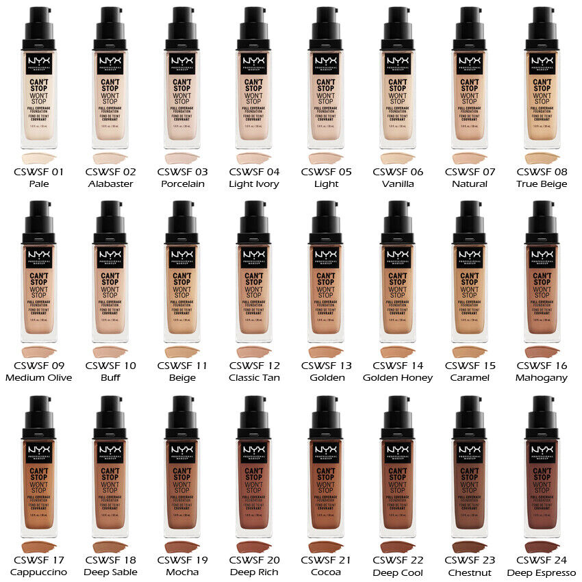 NYX® Can't Stop Won't Stop Foundation (Full Coverage Foundation)