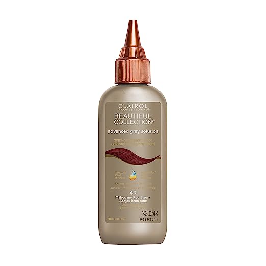 Clairol Professional® Beautiful Advanced Gray Solutions, (4R) Semi-Permanent Hair Color for Gray Coverage