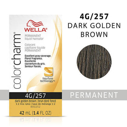 WELLA® Color Charm Liquid 4G Dark Golden Brown