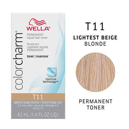 WELLA® Color Charm Toner T11 Lightest Beige Blonde (1.4 oz)