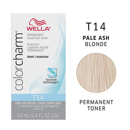 WELLA® Color Charm Toner T14 Pale Ash Blonde (1.4 oz)