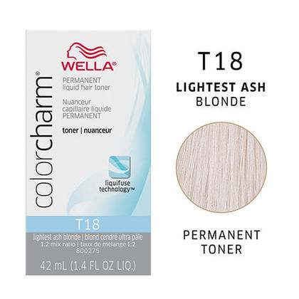 WELLA® Color Charm Toner T18 Lightest Ash Blonde (1.4 oz)