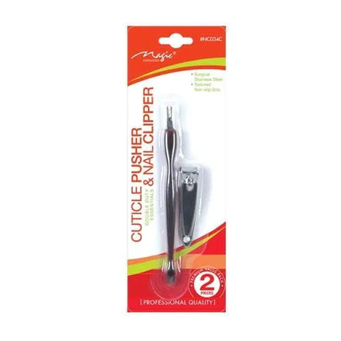 Magic Collection® Cuticle Pusher & Nail Clipper