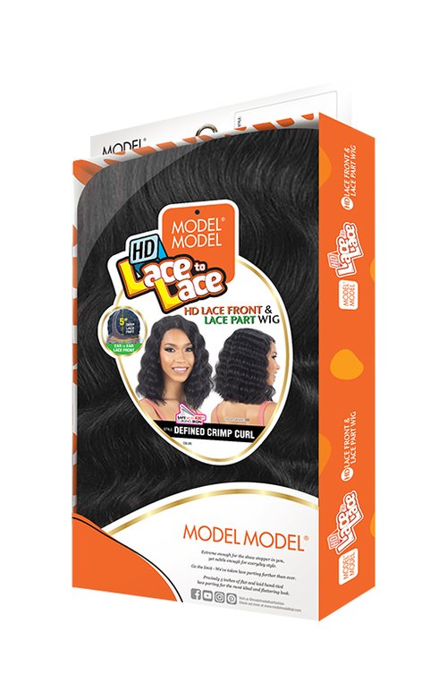 Model Model® Lace to Lace® HD Lace Front & Lace Part Wig - Defined Crimp Curl