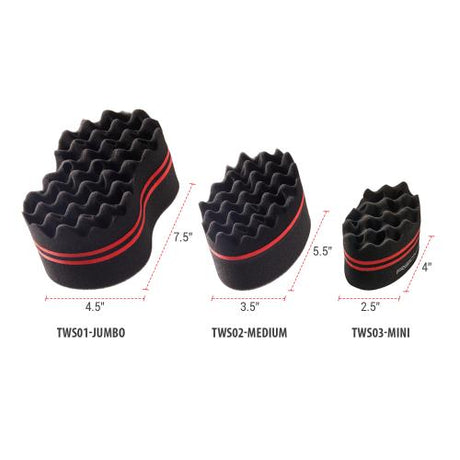 Red by KISS® Dual Sided Twist Sponge