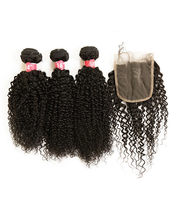 Janet Collection® EZ DIY Bohemian 4x4 Free Part with Closure