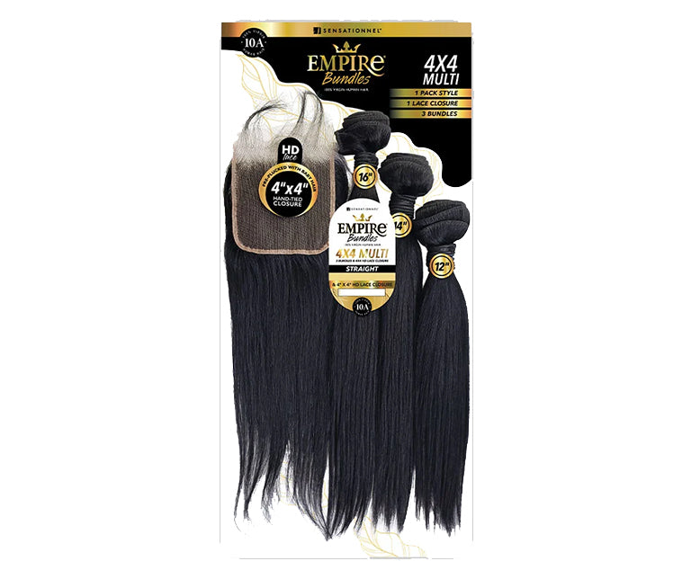 Sensationnel Collection® Empire Bundles 4x4 Multi Pack Straight