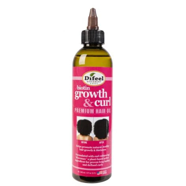 Dífeel® Growth & Curl Biotin Premium Hair Oil (8 oz.)