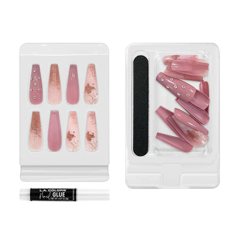 L.A. Colors® Lavish Nail LUXE Finish Nail Tip Kit (CARDED)