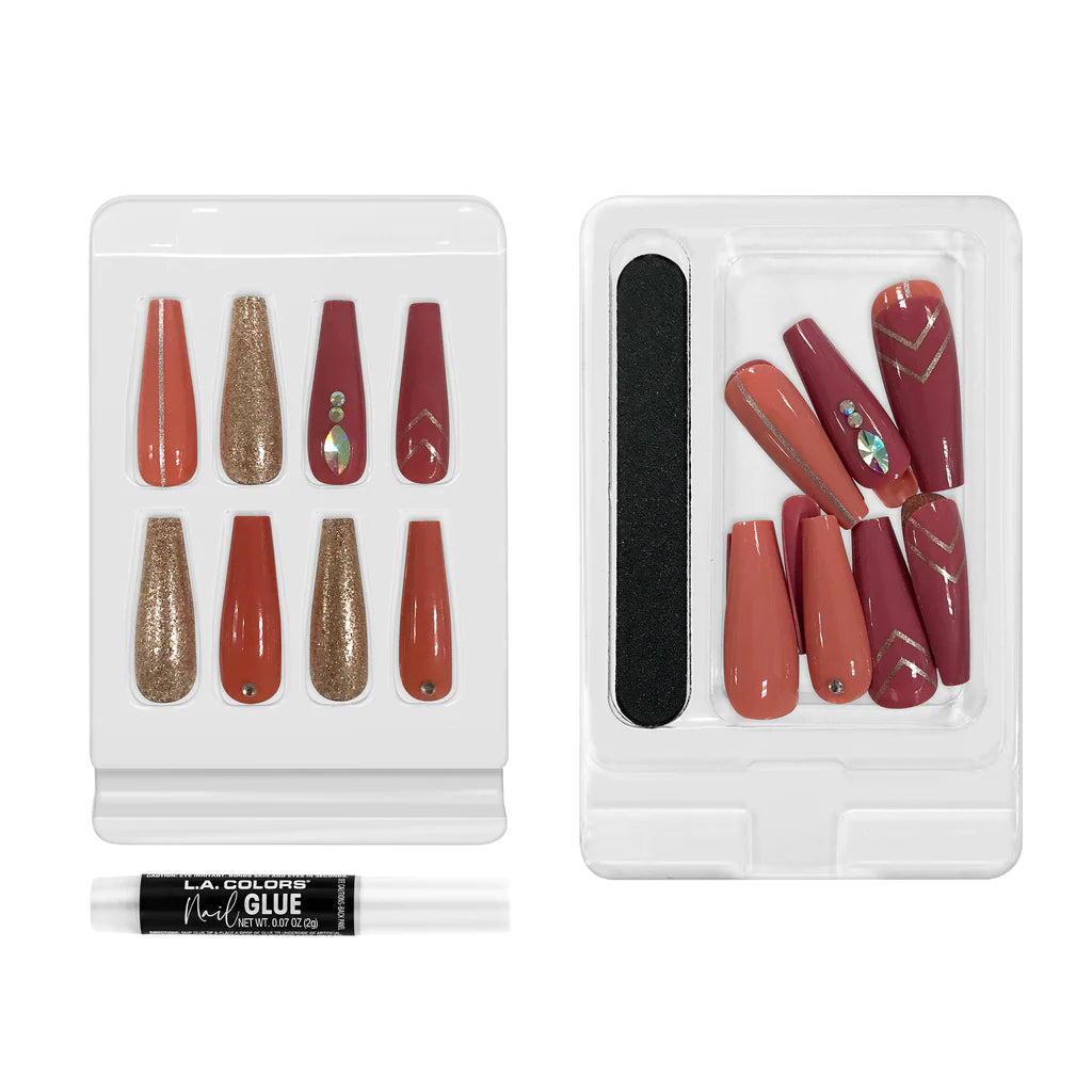 L.A. Colors® Lavish Nail LUXE Finish Nail Tip Kit (CARDED)