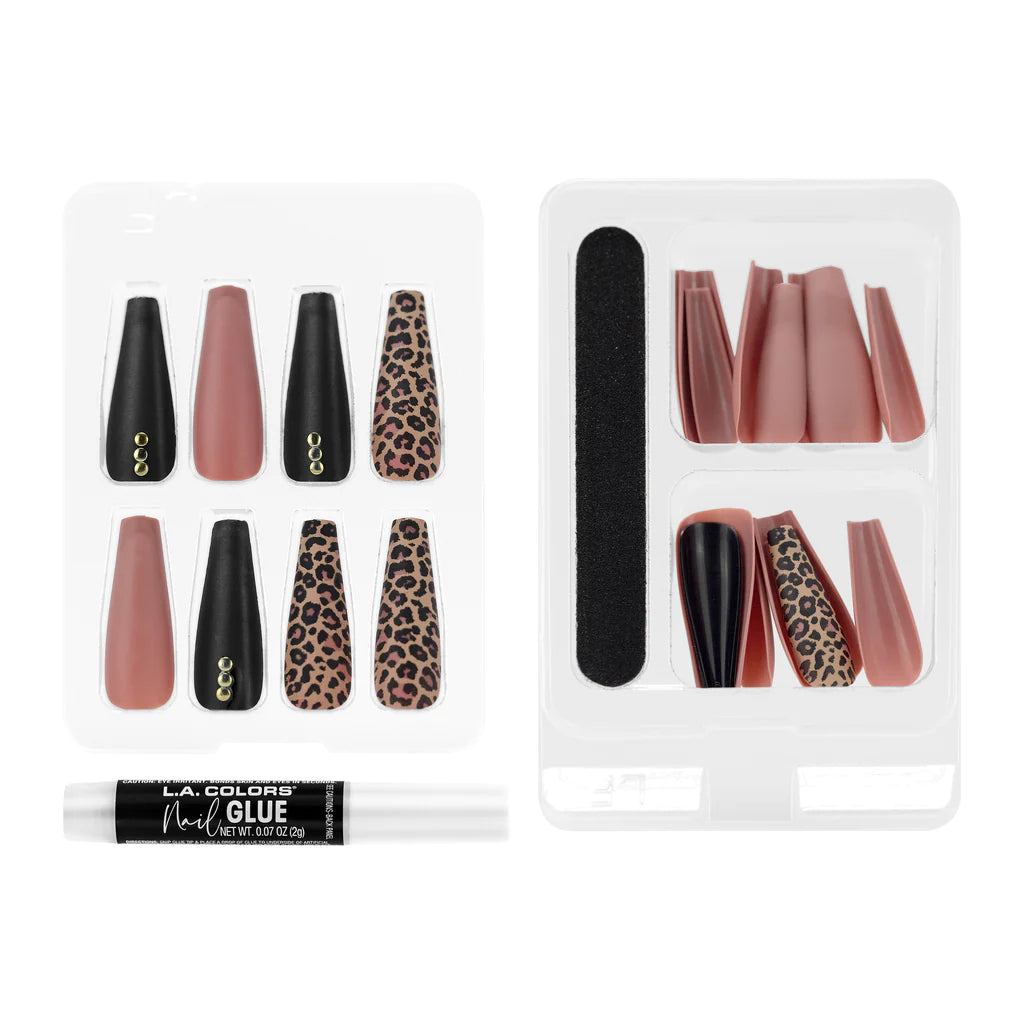 L.A. Colors® Lavish Nail LUXE Finish Nail Tip Kit (CARDED)