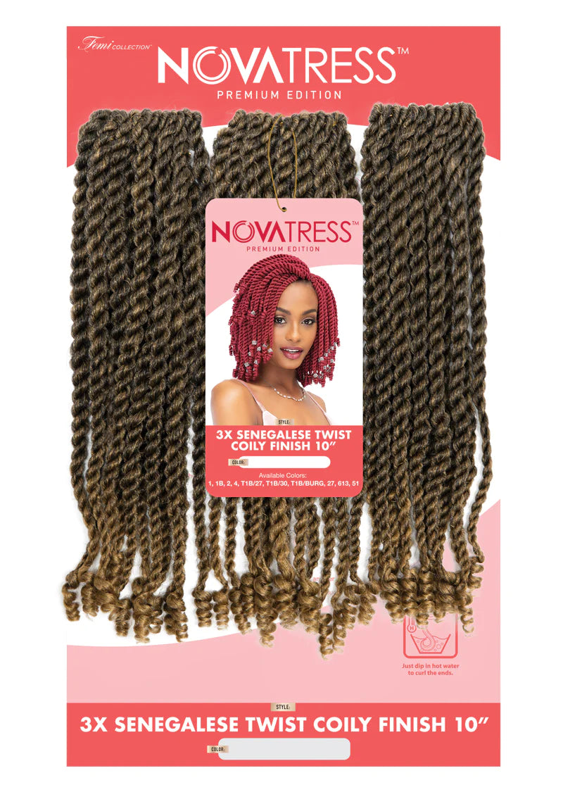 Femi Collection® LOVATRESS™ 3X SENEGLESE Twist Coily Finished 10"