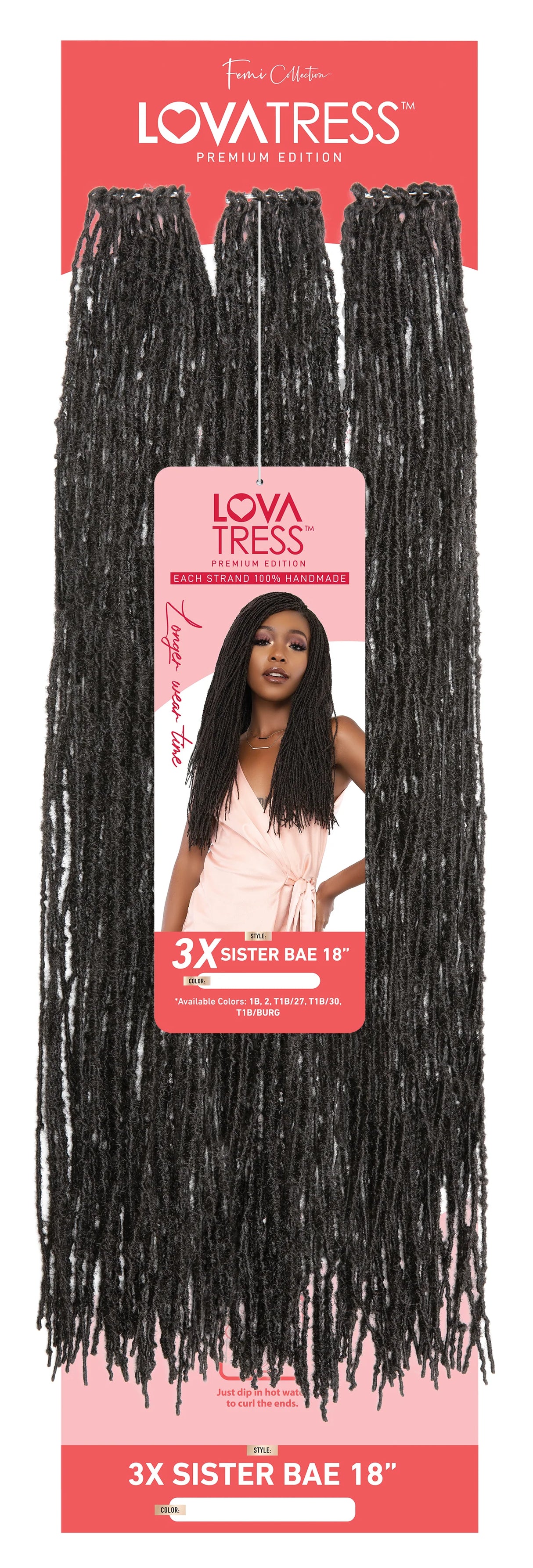 Femi Collection® LOVATRESS™ 3X Sister Bae Locs 18"