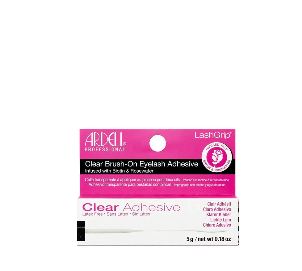 DUO® Lashgrip® Brush-On Lash Adhesive, Infused With Biotin & Rosewater, Clear (0.18 oz)