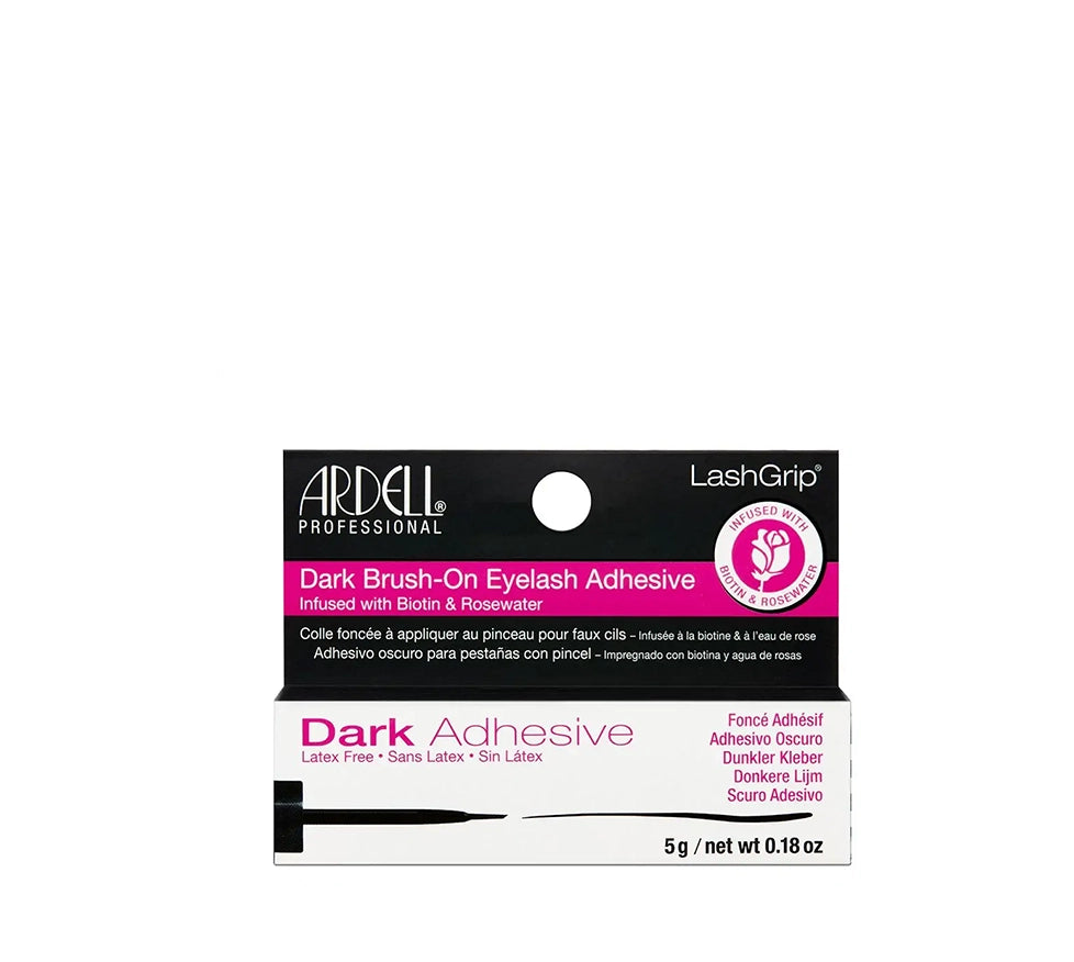 DUO® Lashgrip® Brush-On Lash Adhesive, Infused With Biotin & Rosewater, Dark (0.18 oz)