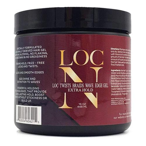 Loc N Gel® Twists Braids Wave Edge Gel Extra Hold 16oz- 448ml