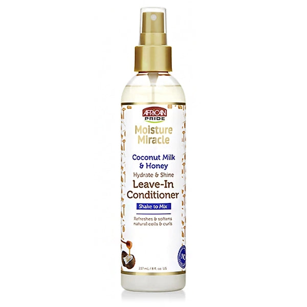 African Pride® Moisture Miracle Coconut Milk & Honey Leave-In Conditioner (8 oz.)