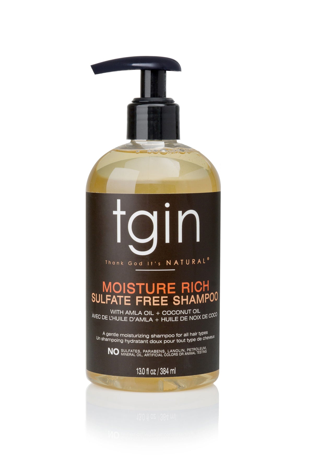 tgin® Moisture Rich Sulfate Free Shampoo – 13oz