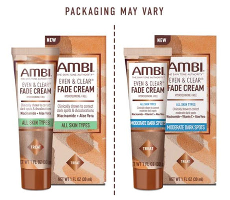 Even & Clear® NEW! AMBI Fade Cream Hydroquinone-Free