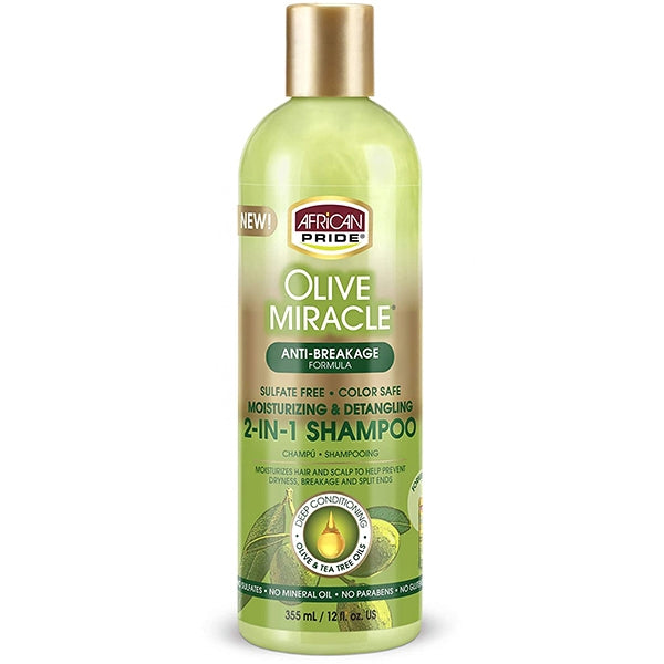 African Pride® Olive Miracle 2-In-1 Shampoo & Conditioner (12 oz.)