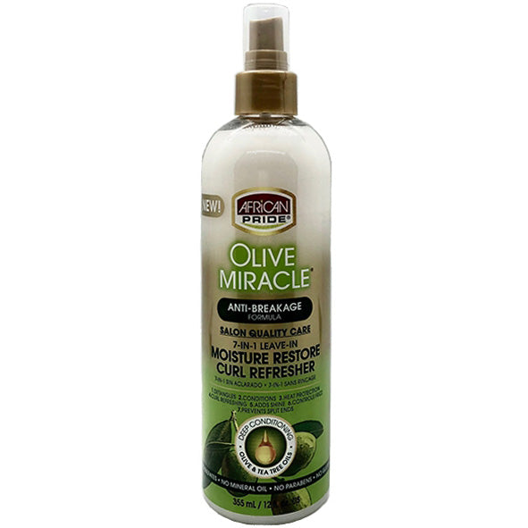 African Pride® Olive Miracle Moisture Restore Curl Refresher (12 oz.)